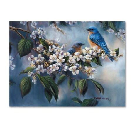 Trademark Fine Art Wanda Mumm 'Apple Blossoms' Canvas Art, 14x19 ALI13183-C1419GG